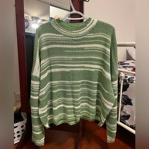 Green & White Marble sweater! I would totally recommend! Soft material & comfy!